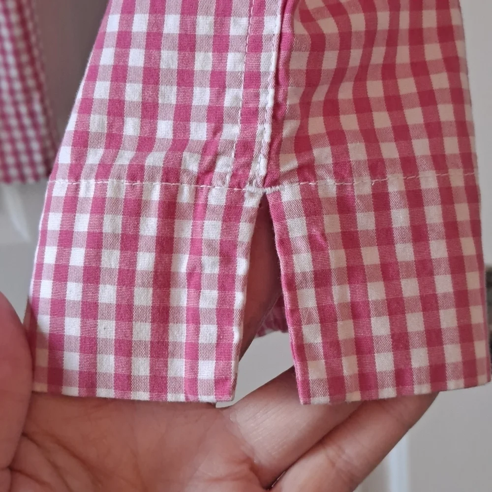Lauren Ralph Lauren Pink Gingham Capris - Cropped Straight - Picture 6 of 10